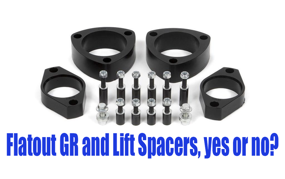 Can you combine lift spacers with Flatout GR coilovers?